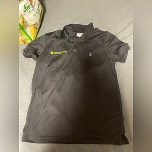 IZOD Black Cary Leeds Tennis NYC Golf  POLO SIZE M